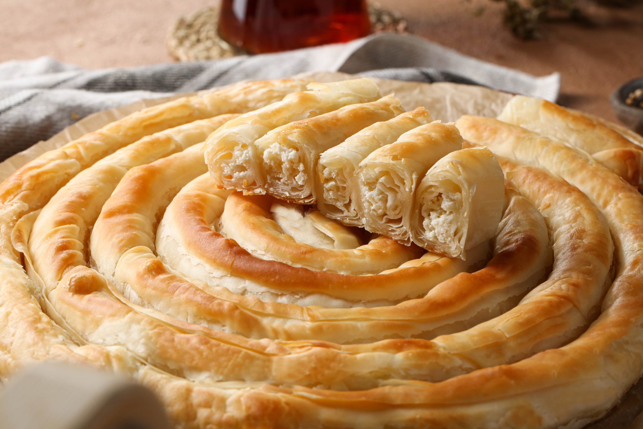 Spiral Pie with Cheese Lezza Foods