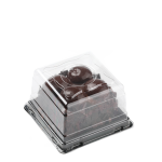 Dark Chocolate Profiterol Mono Cake