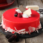 Black Mulberry and Black Berry Cake